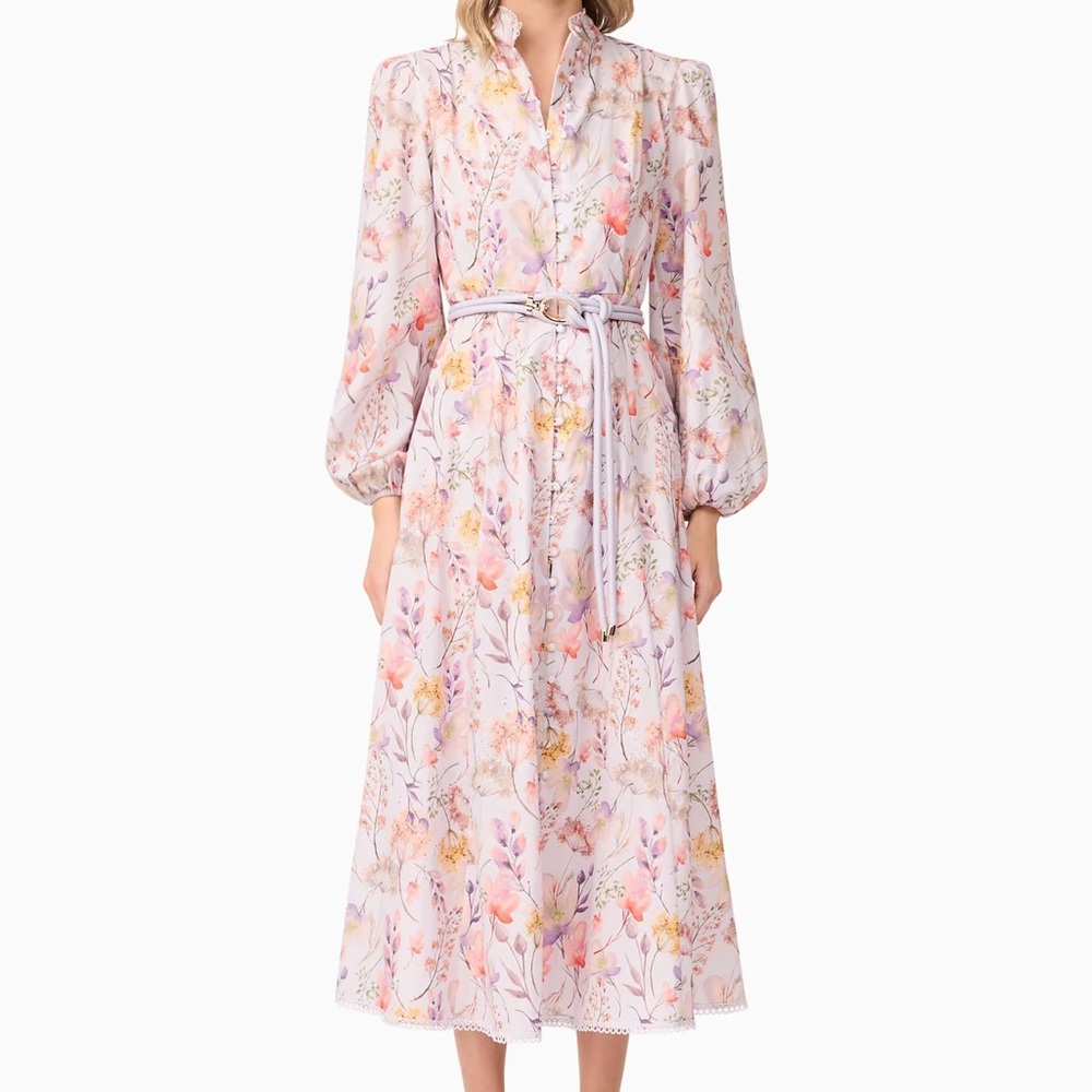 Elliat Ines Midi Dress in Lilac